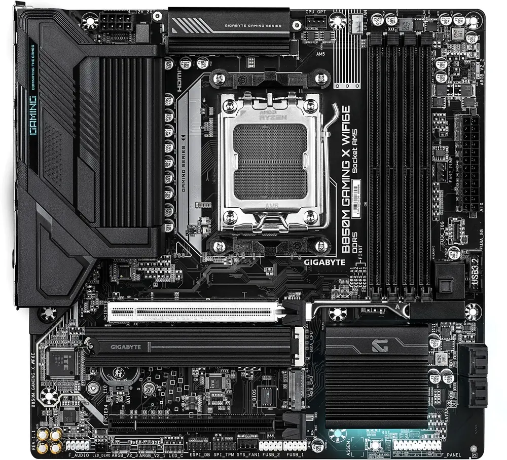 לוח אם GigaByte B850M GAMING X WIFI6E AM5 DDR5 Micro-ATX