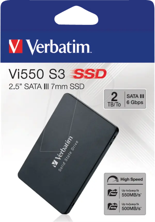 דיסק פנימי Verbatim Vi550 S3 SSD 2.5" 49354 2TB