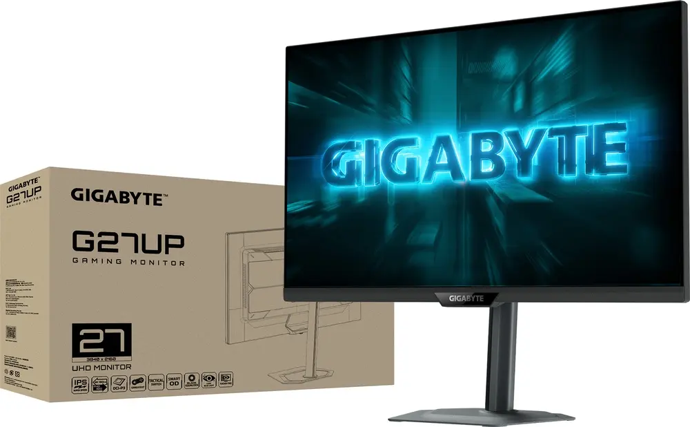 מסך מחשב גיימינג GigaByte G27UP 27" 4K UHD IPS 320Hz 1ms