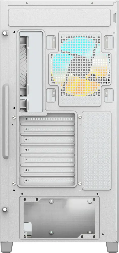 מארז מחשב ללא ספק GigaByte C500 Panoramic Stealth Ice Tempered Glass ARGB ATX Mid Tower – צבע לבן