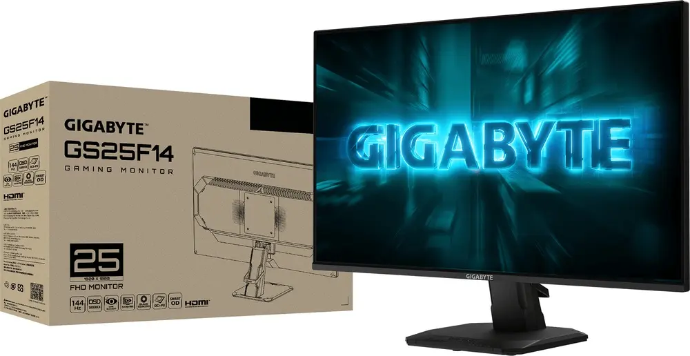 מסך מחשב גיימינג GigaByte GS25F14 24.5" Full HD IPS 144Hz 1ms