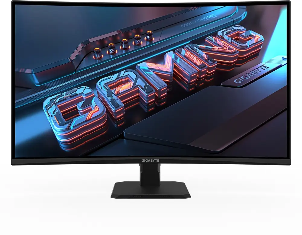 מסך מחשב גיימינג קעור GigaByte GS32QCA 31.5" QHD VA 180Hz 1ms