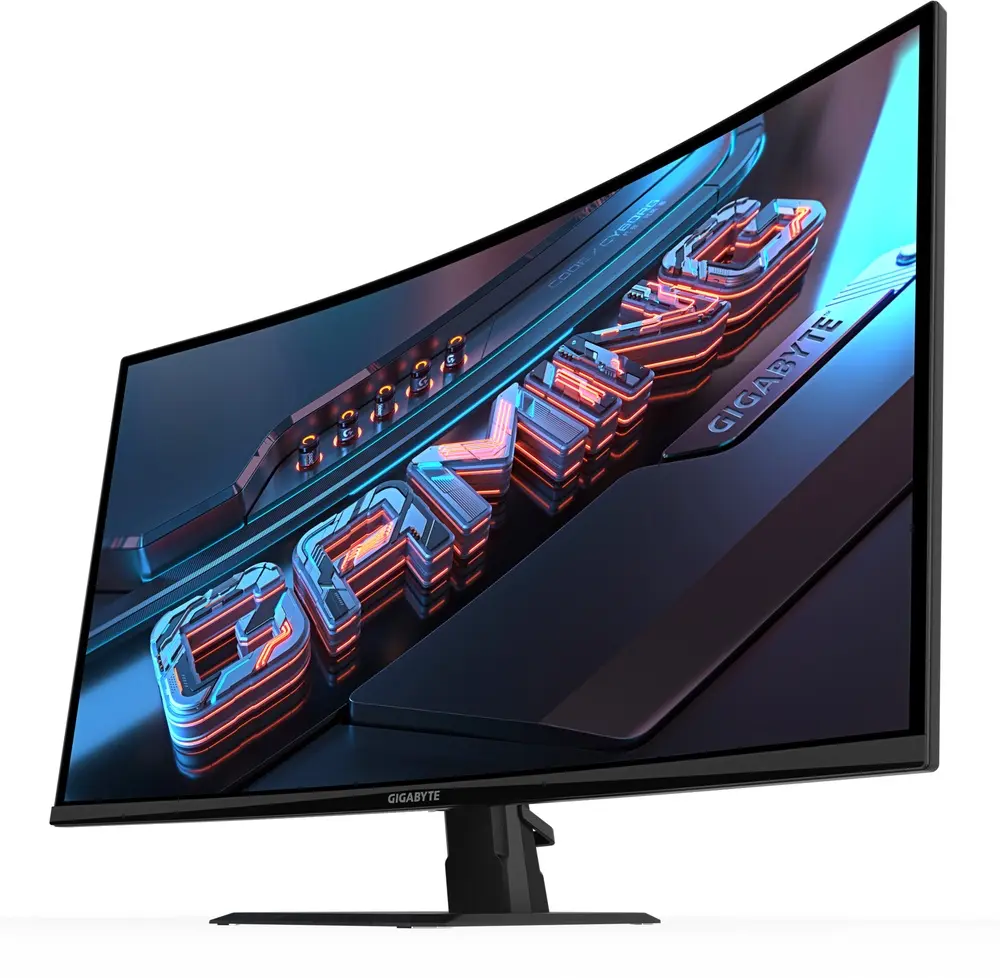 מסך מחשב גיימינג קעור GigaByte GS32QCA 31.5" QHD VA 180Hz 1ms