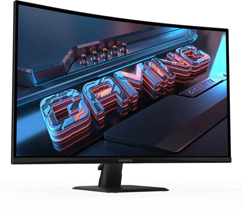 מסך מחשב גיימינג קעור GigaByte GS32QCA 31.5" QHD VA 180Hz 1ms