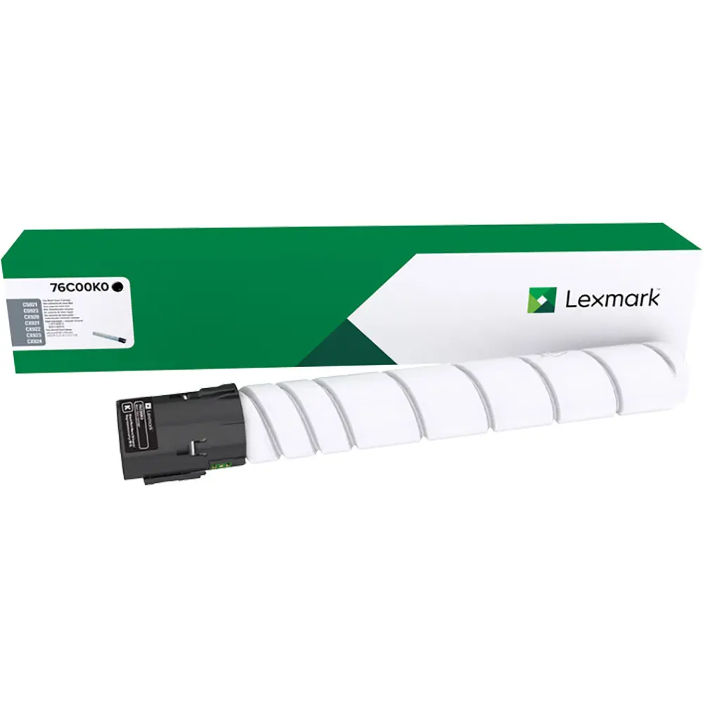 טונר מקורי שחור Lexmark 76C00K0