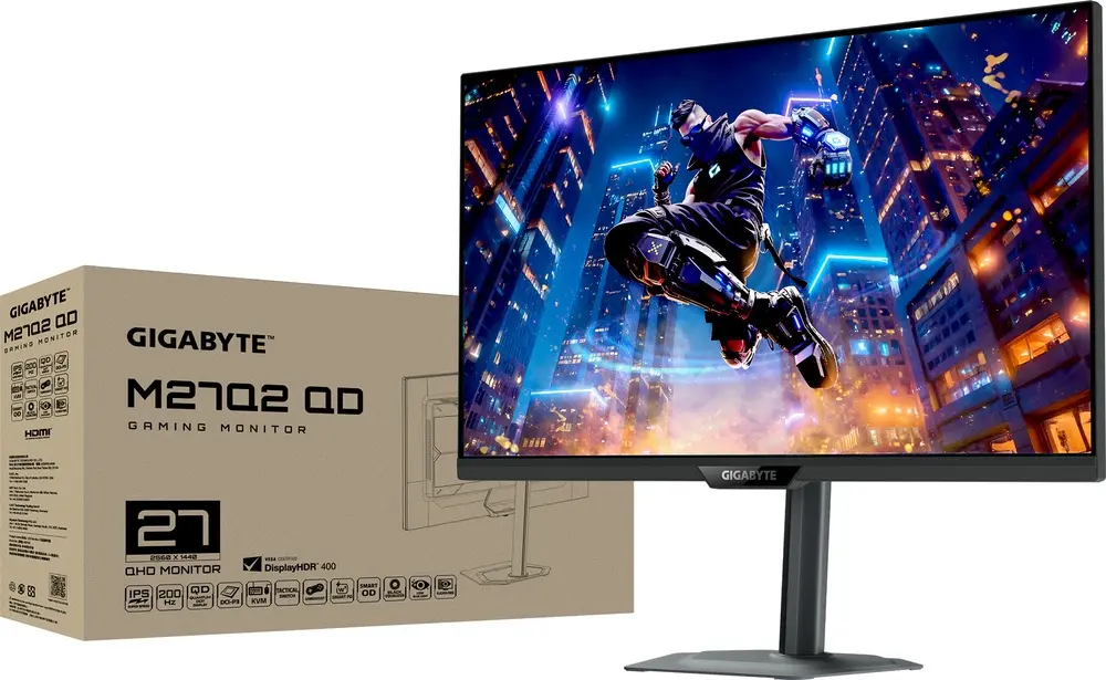 מסך מחשב גיימינג GigaByte Gaming M27Q2 QD 27" QHD IPS 210Hz 1ms