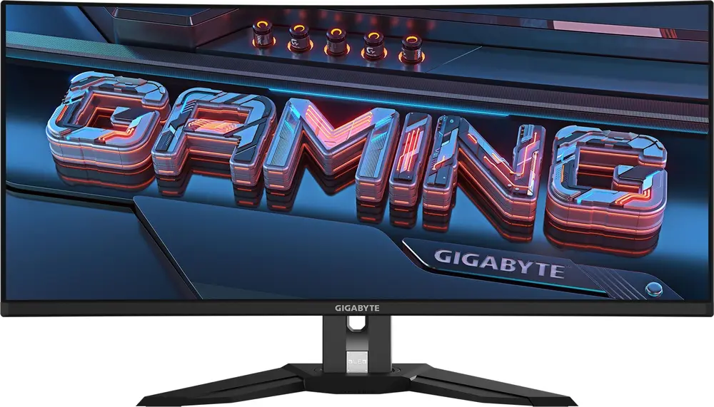 מסך מחשב גיימינג קעור GigaByte MO34WQC2 34" WQHD QD-OLED 240Hz 0.03ms