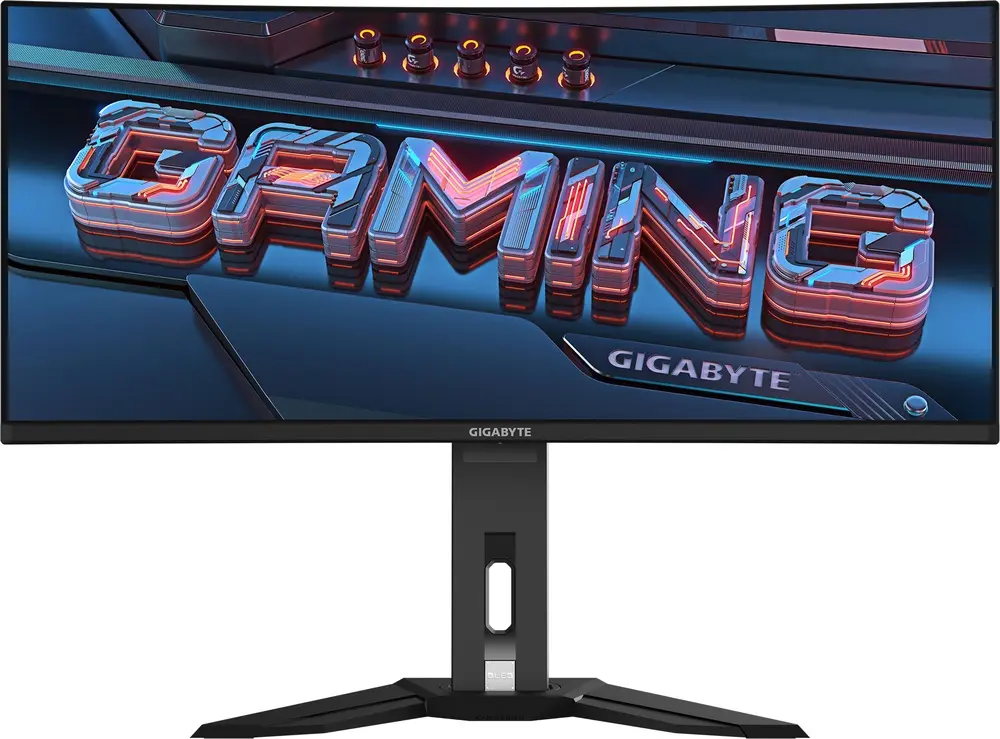 מסך מחשב גיימינג קעור GigaByte MO34WQC2 34" WQHD QD-OLED 240Hz 0.03ms