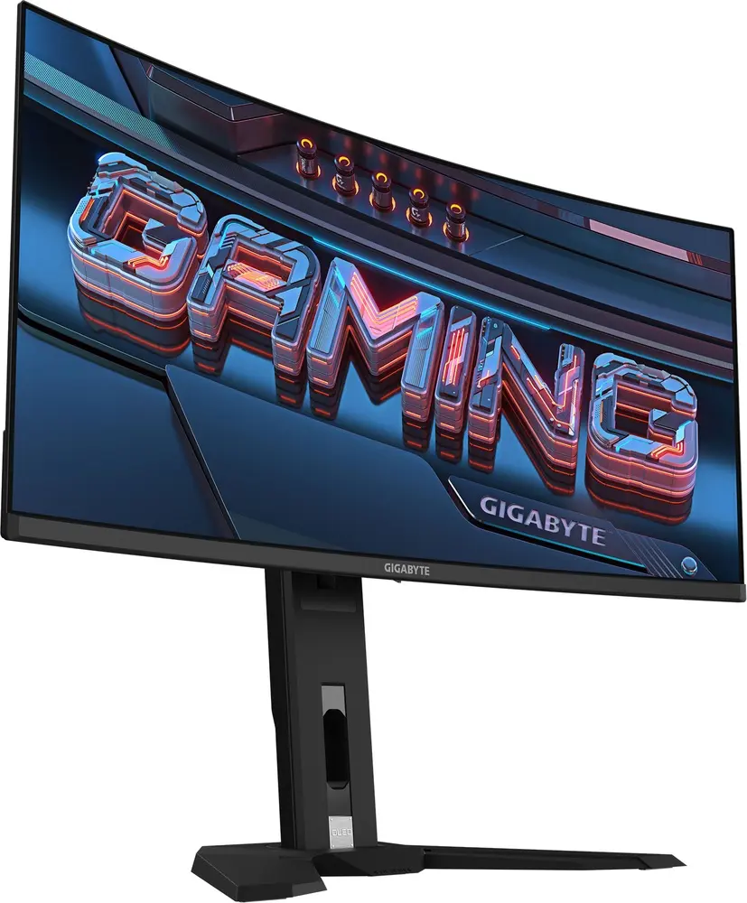 מסך מחשב גיימינג קעור GigaByte MO34WQC2 34" WQHD QD-OLED 240Hz 0.03ms
