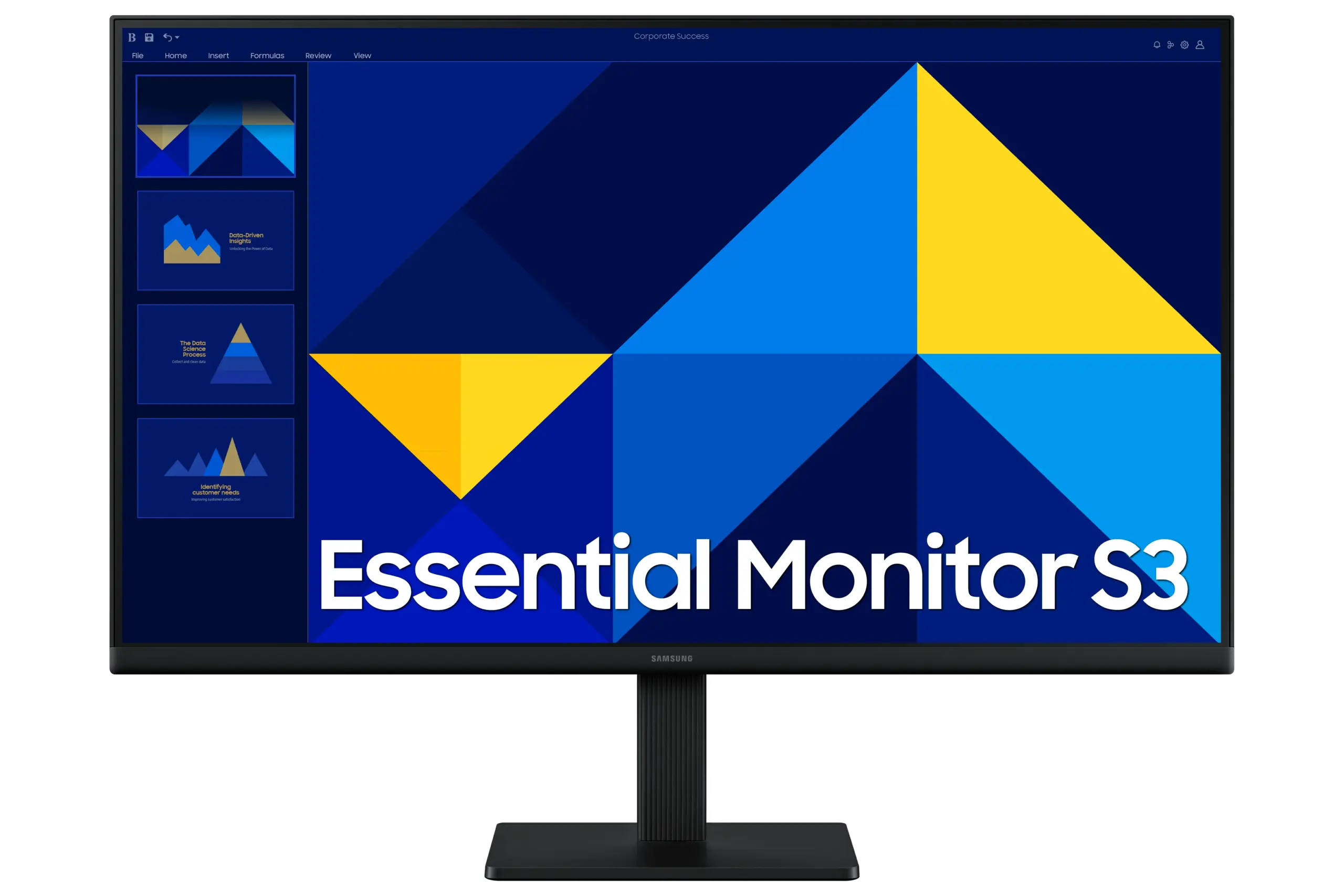 מסך מחשב Samsung Essential S3 S30GD 27" Full HD IPS 100Hz 5ms