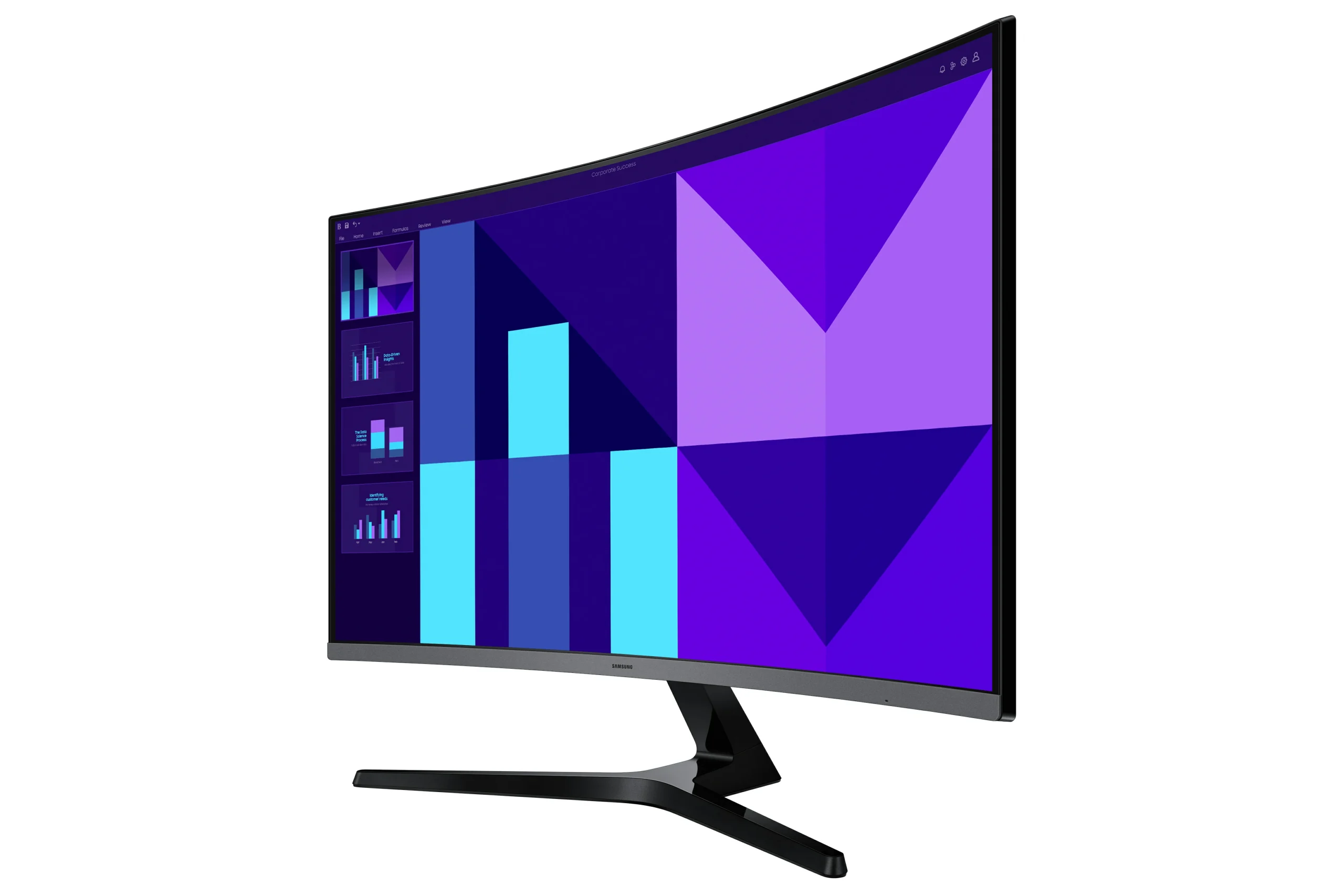 מסך מחשב קעור Samsung Essential S3 S39GD 32" Full HD VA 100Hz 4ms