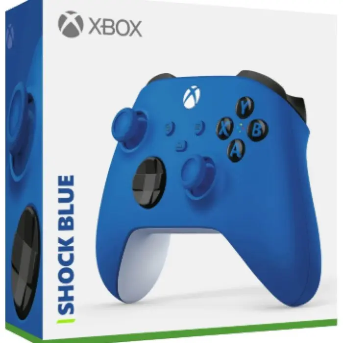 בקר משחק אלחוטי Microsoft Xbox Wireless Controller ל-Xbox/PC בצבע כחול לבן
