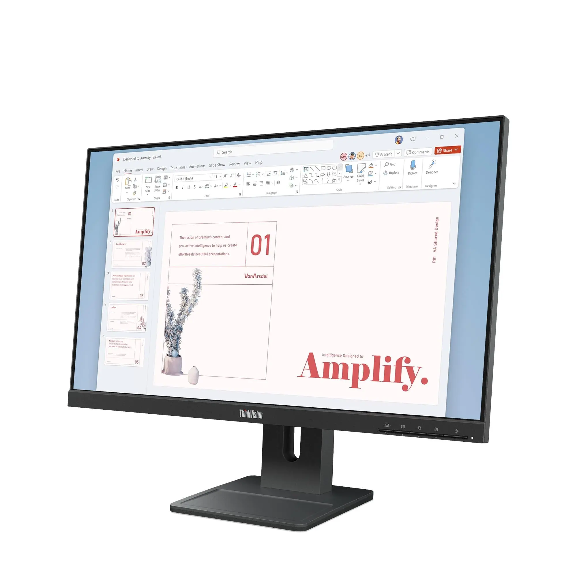 מסך מחשב Lenovo ThinkVision E24-40 23.8" Full HD IPS 100Hz 4ms