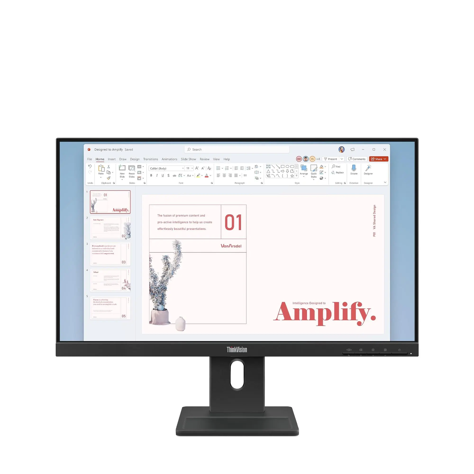 מסך מחשב Lenovo ThinkVision E24-40 23.8" Full HD IPS 100Hz 4ms