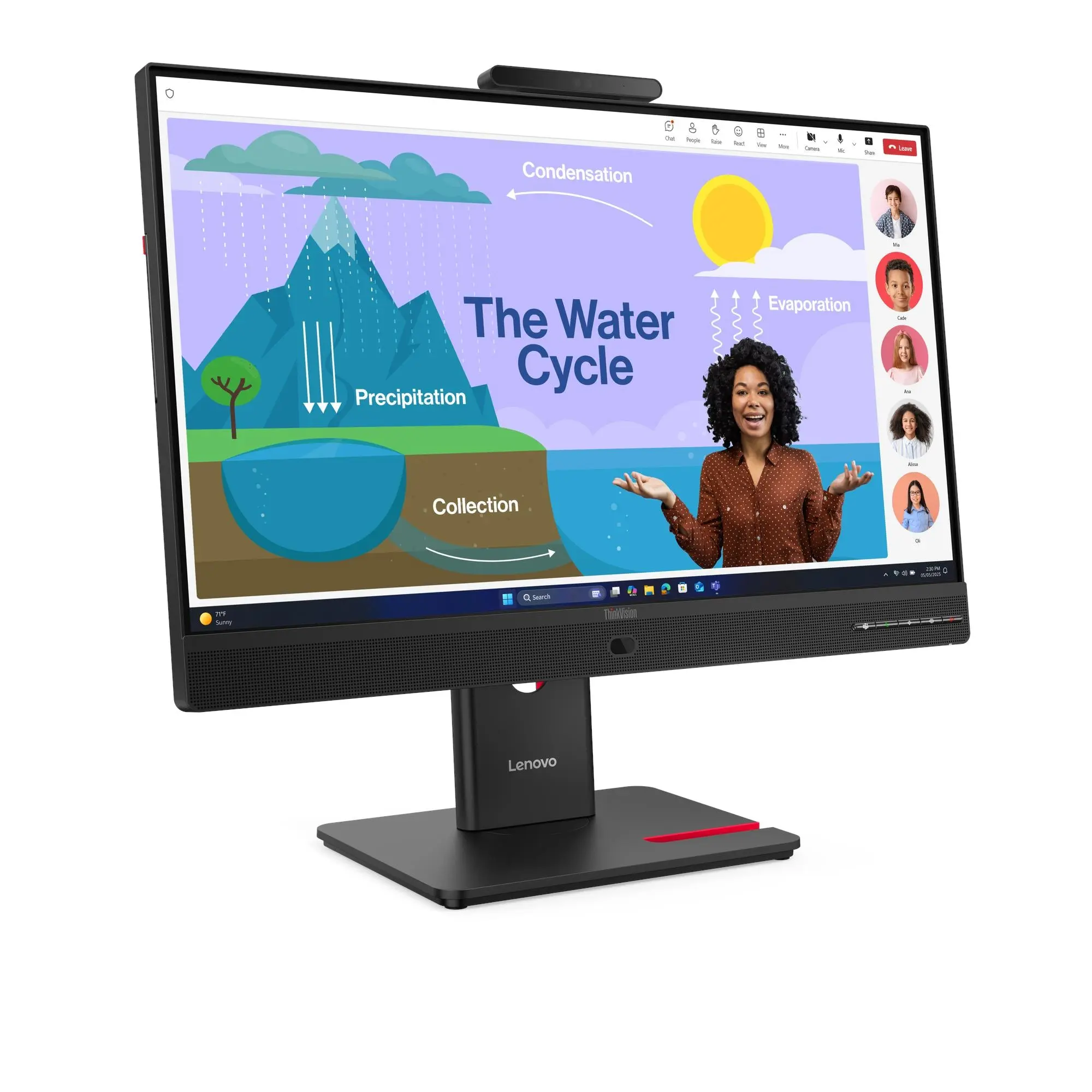 מסך מחשב Lenovo ThinkVision T24D-4v 23.8" Full HD IPS 120Hz 4ms