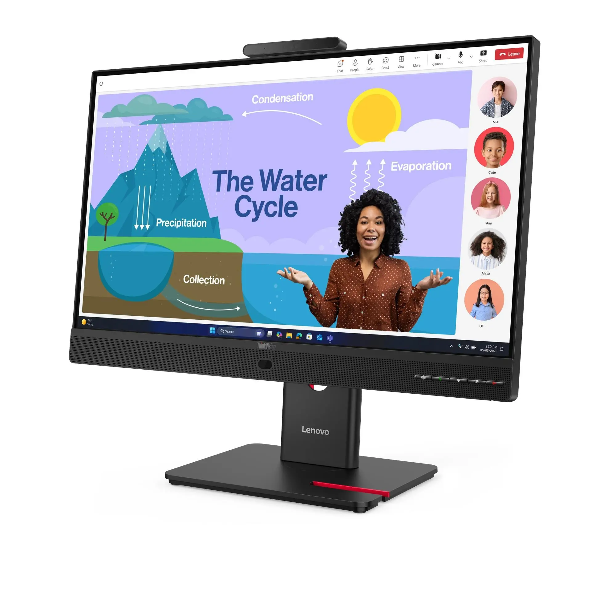 מסך מחשב Lenovo ThinkVision T24D-4v 23.8" Full HD IPS 120Hz 4ms