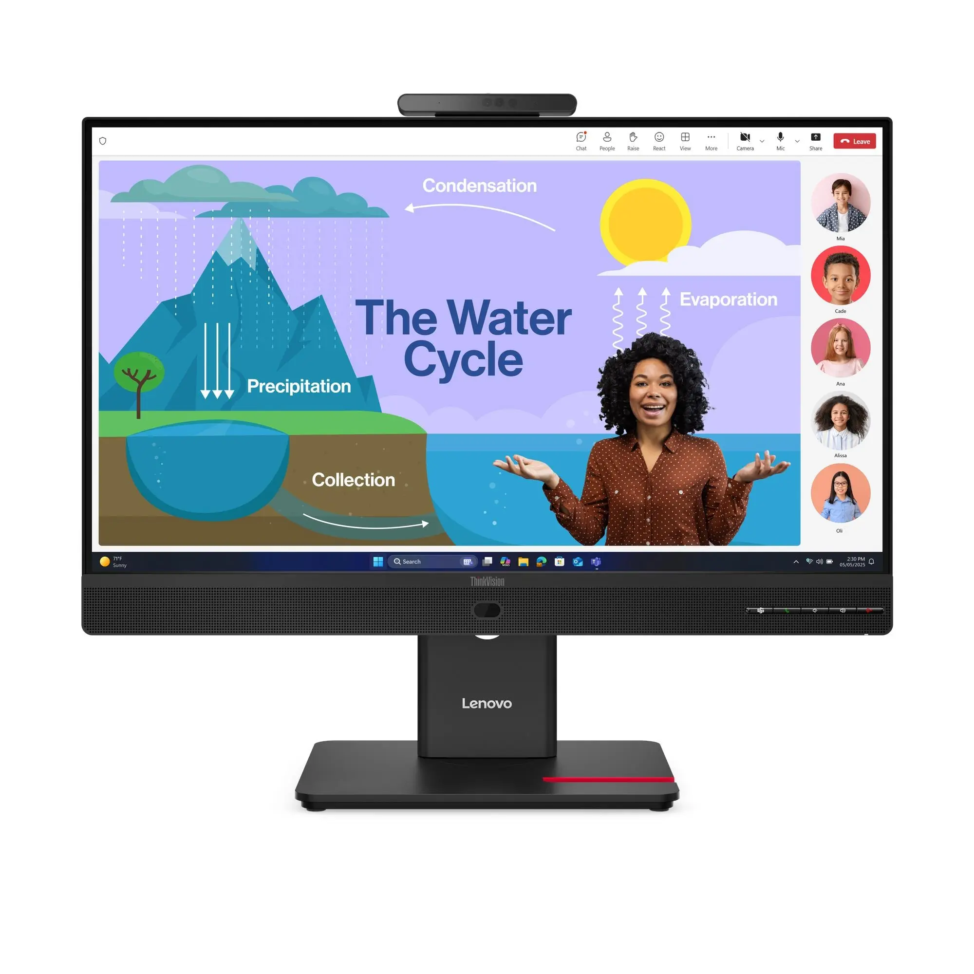 מסך מחשב Lenovo ThinkVision T24D-4v 23.8" Full HD IPS 120Hz 4ms