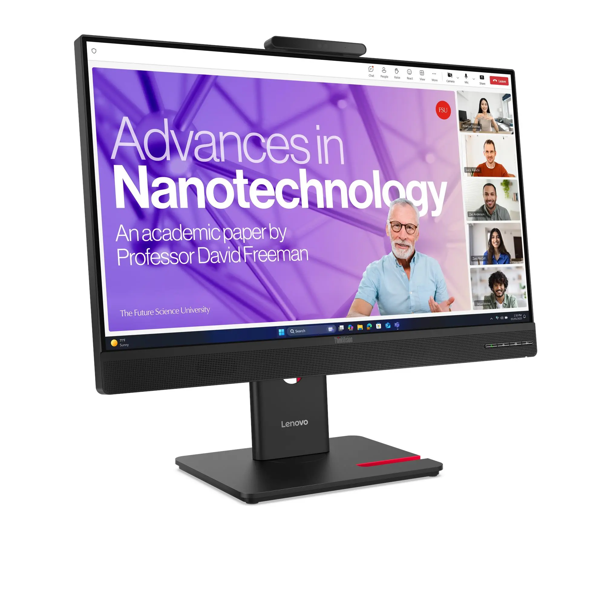 מסך מחשב Lenovo ThinkVision T24-4v 23.8" Full HD IPS 120Hz 4ms