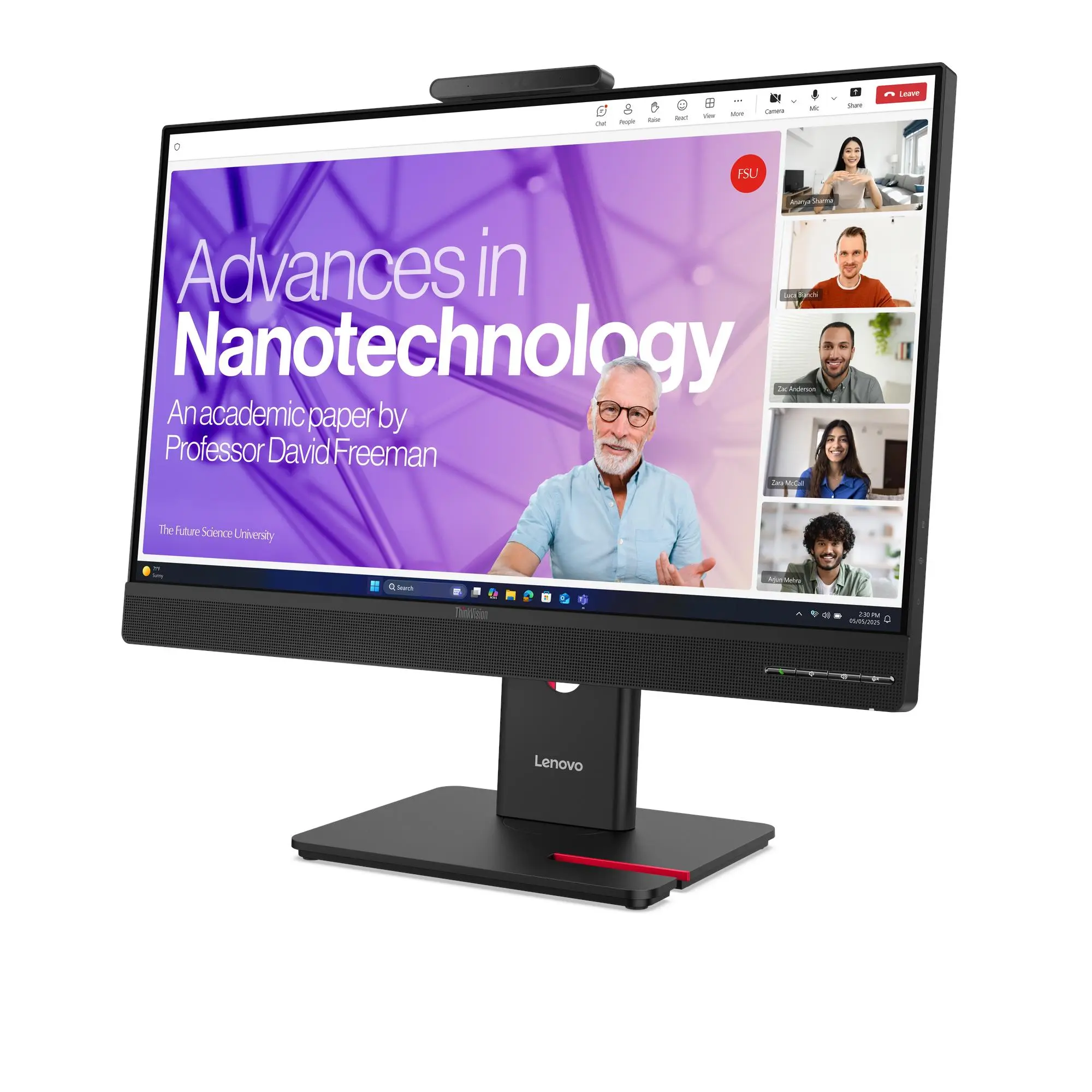 מסך מחשב Lenovo ThinkVision T24-4v 23.8" Full HD IPS 120Hz 4ms