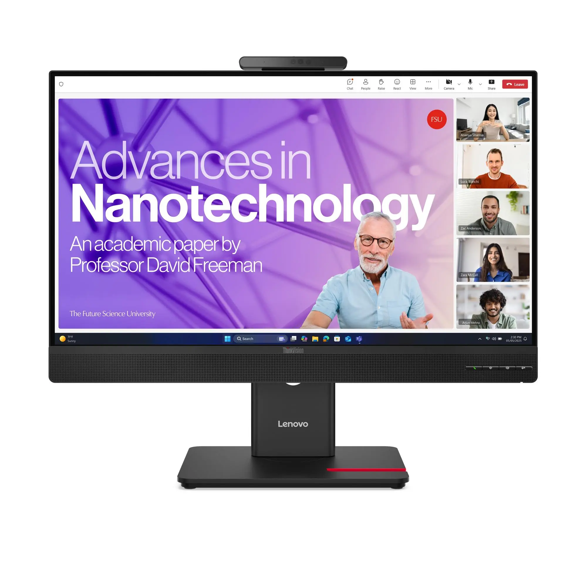 מסך מחשב Lenovo ThinkVision T24-4v 23.8" Full HD IPS 120Hz 4ms