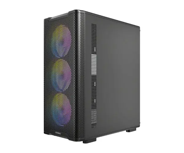 מארז מחשב ללא ספק Antec VX310 ARGB Tempered Glass ATX Mid Tower – צבע שחור