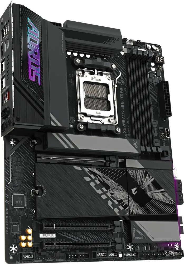 לוח אם GigaByte X870E AORUS ELITE WIFI7 AM5 DDR5 ATX