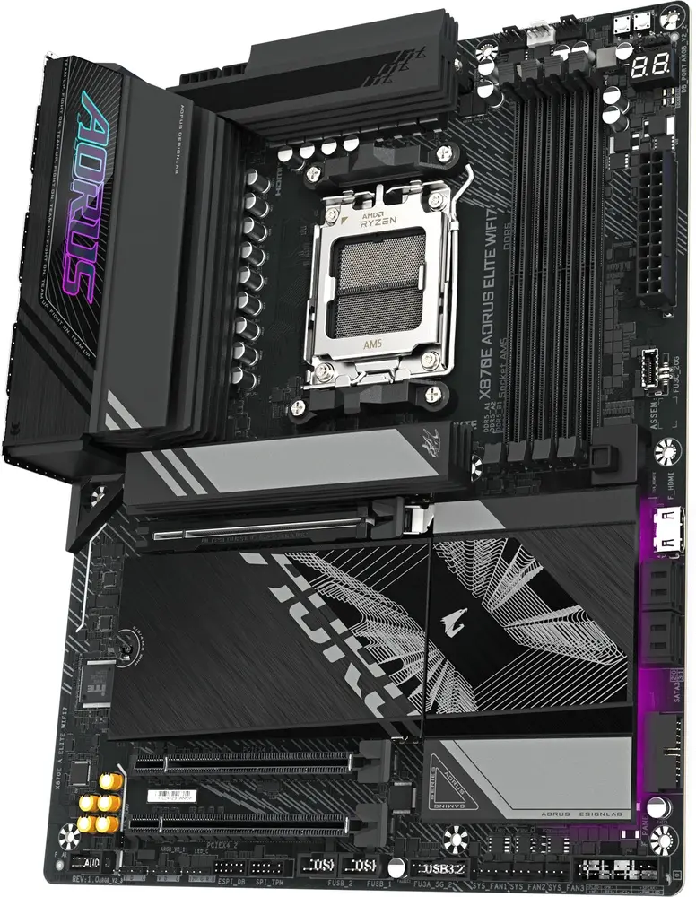 לוח אם GigaByte X870E AORUS ELITE WIFI7 AM5 DDR5 ATX
