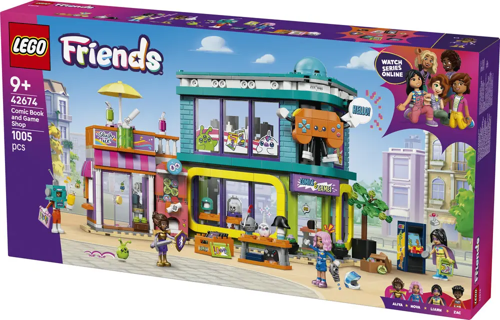 חנות קומיקס ומשחקים Lego Friends 42674