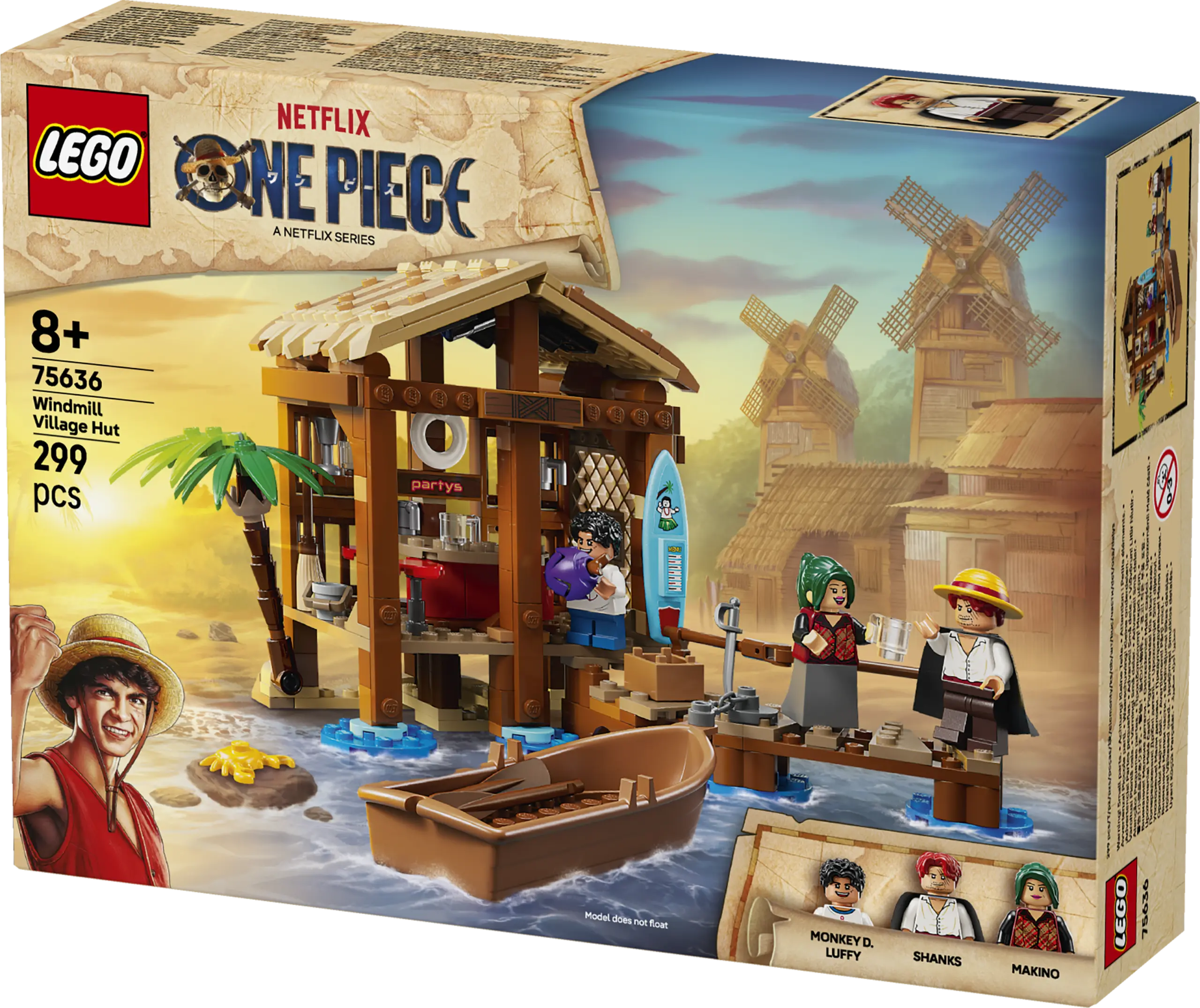 ONE PIECE – בקתה בכפר טחנת הרוח Lego One Piece 75636