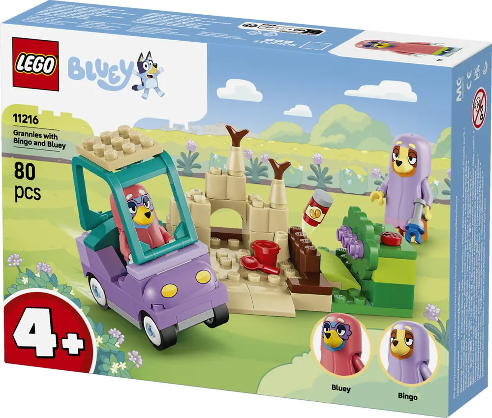 בלואי – סבתות עם בינגו ובלואי Lego Bluey 11216