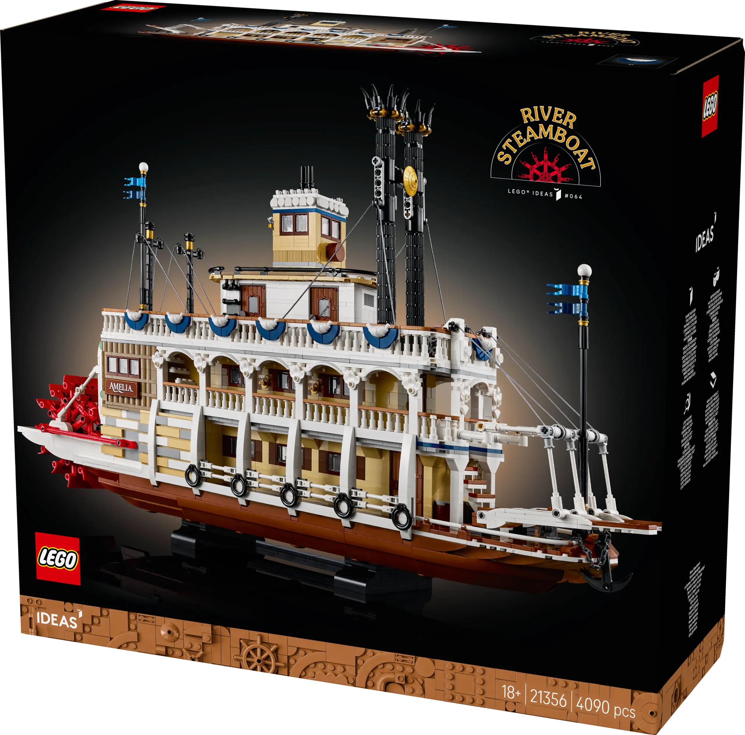 ספינת קיטור בנהר Lego Ideas 21356