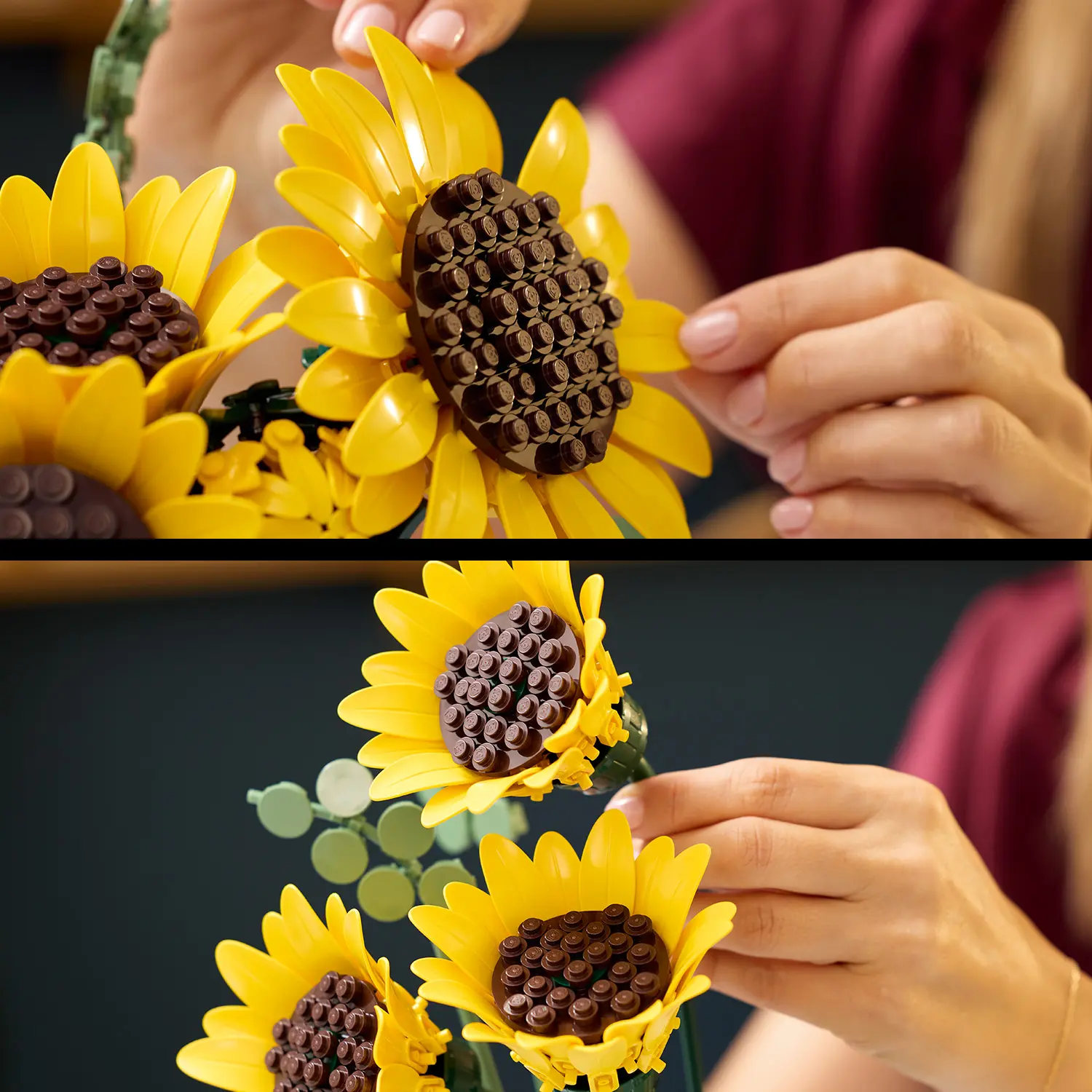 זר חמניות Lego Botanical 11502