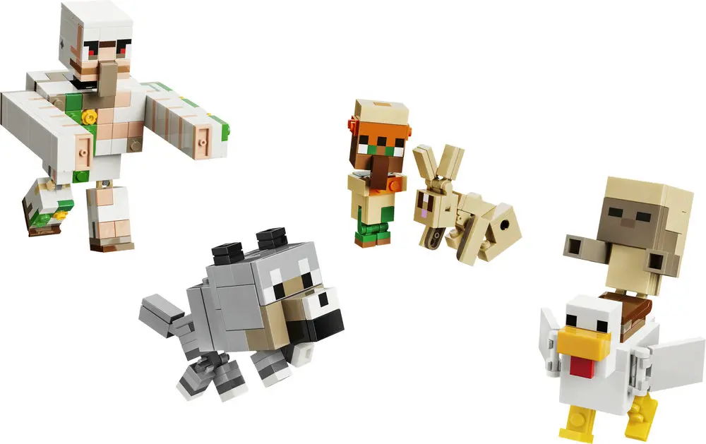 מתקפת צ‘יקן ג‘וקי במדבר Lego Minecraft 21592