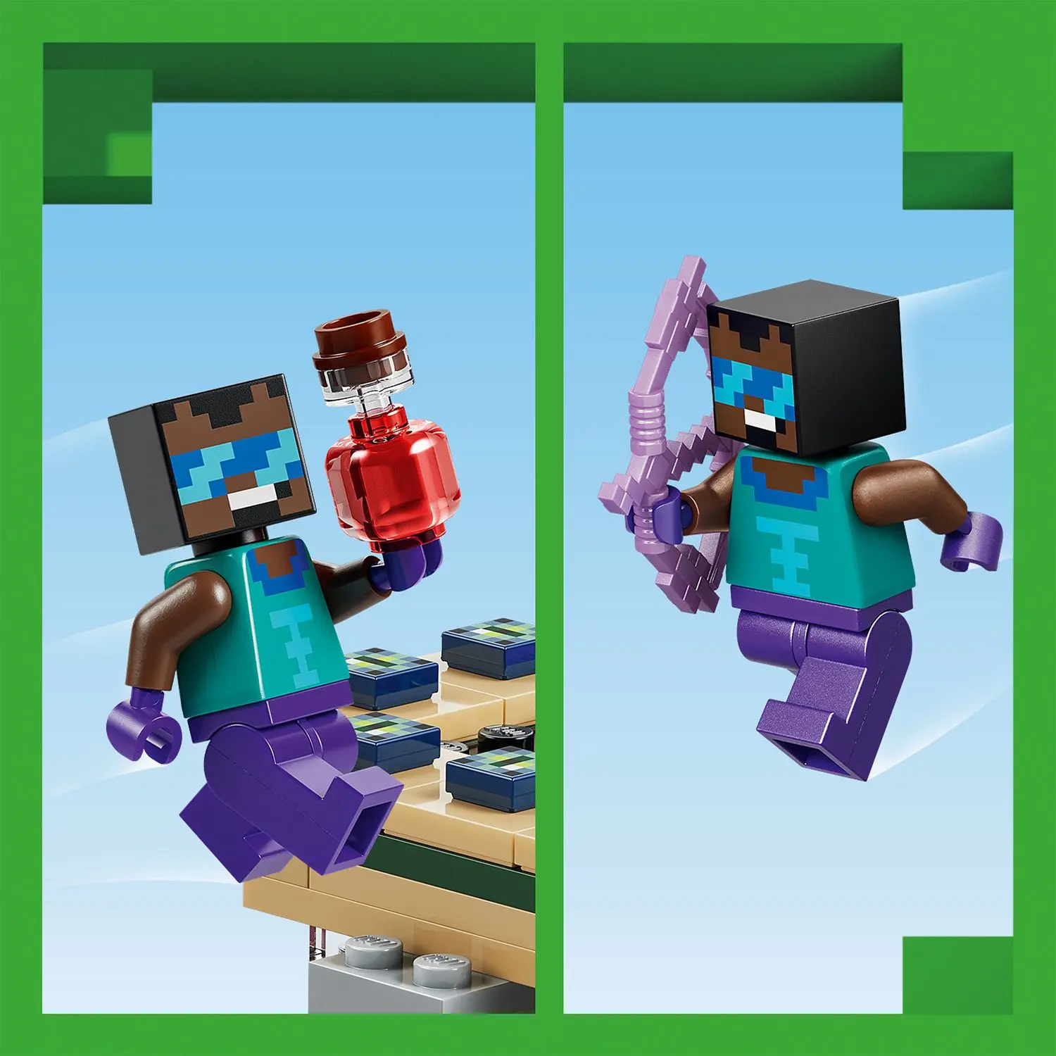 מסע לפורטל התחתון ולפורטל הסוף Lego Minecraft 21584