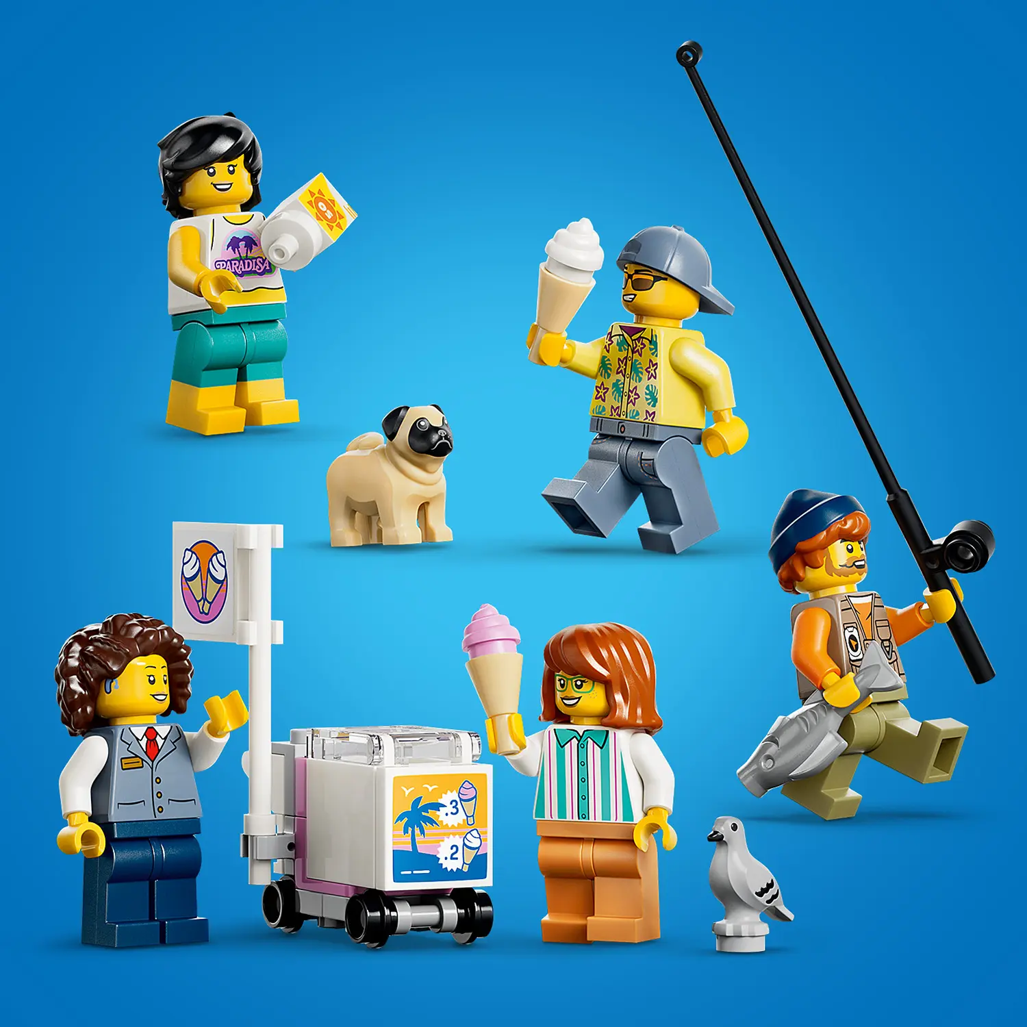 חשמלית רחוב קלאסית לחוף הים Lego City 60506