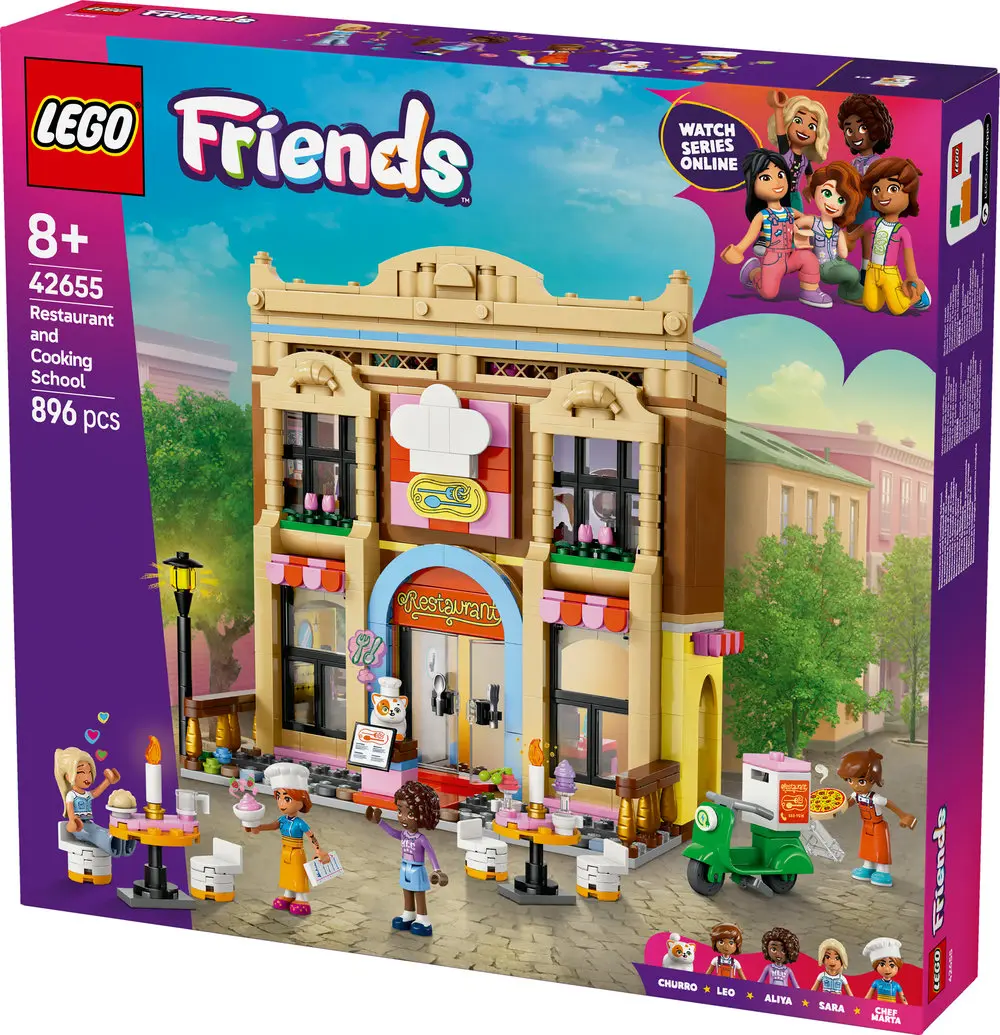 מסעדה ובית ספר לבישול Lego Friends 42655