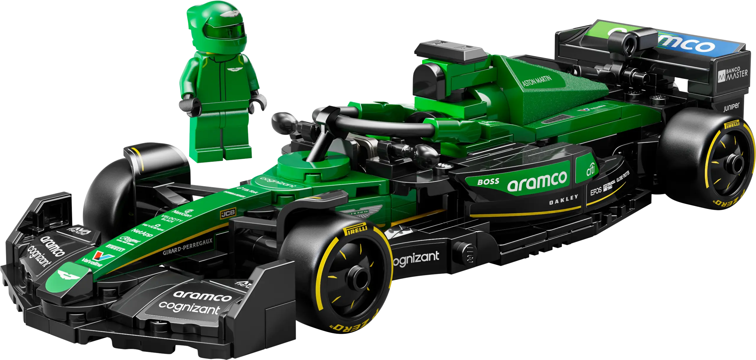 מכונית מרוץ ASTON MARTIN ARAMCO F1 AMR2 Lego Speed Champions 77245