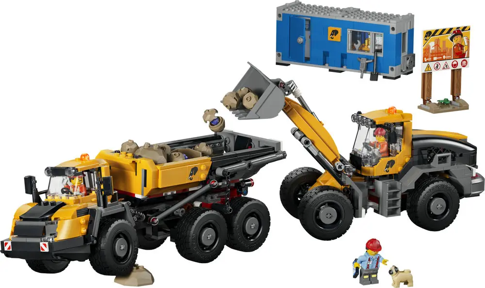 משאית עפר ומעמיס קדמי Lego City 60494
