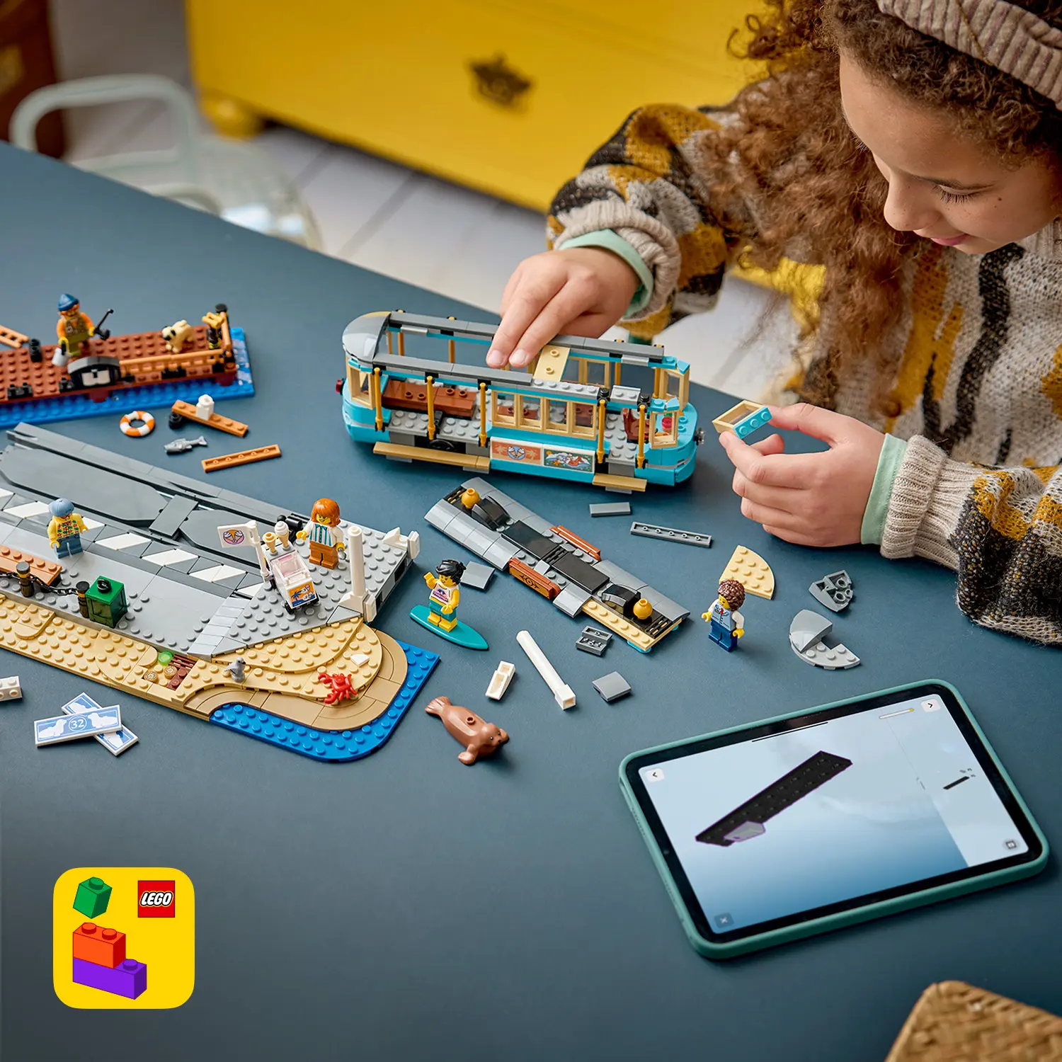 חשמלית רחוב קלאסית לחוף הים Lego City 60506