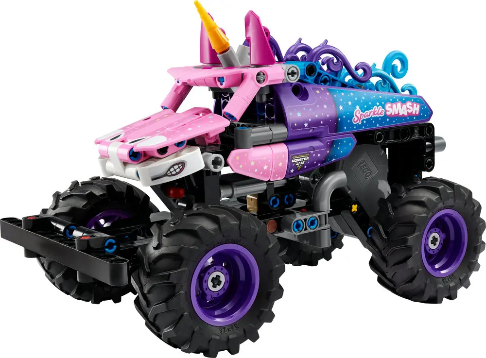 MONSTER JAM SPARKLE SMASH משוך וסע Lego Technic 42220