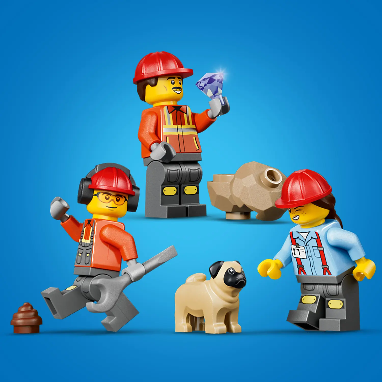 משאית עפר ומעמיס קדמי Lego City 60494