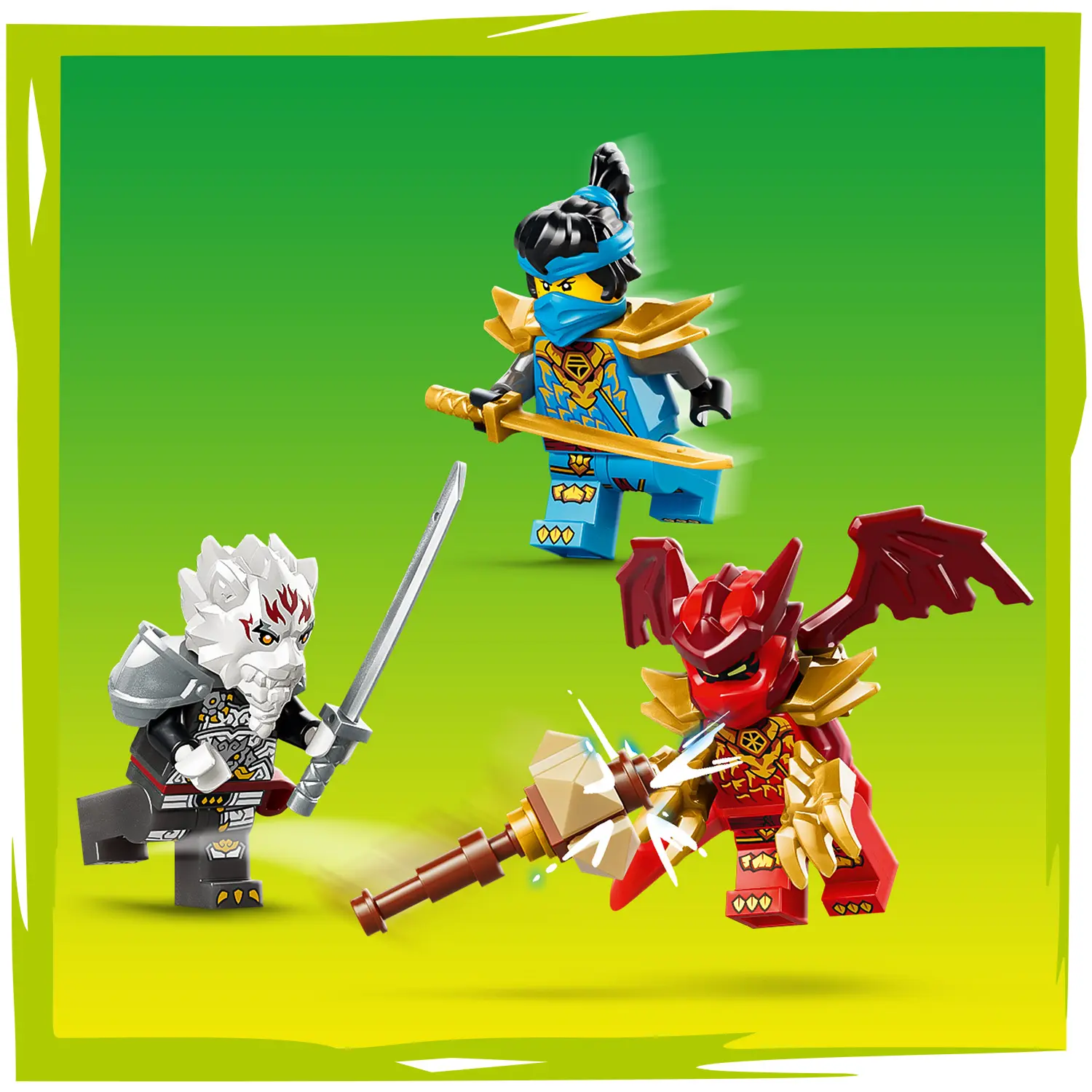 נינג'ה גו – זילוואר וחיית הדרקון שלו גרימטק Lego Ninjago 71863