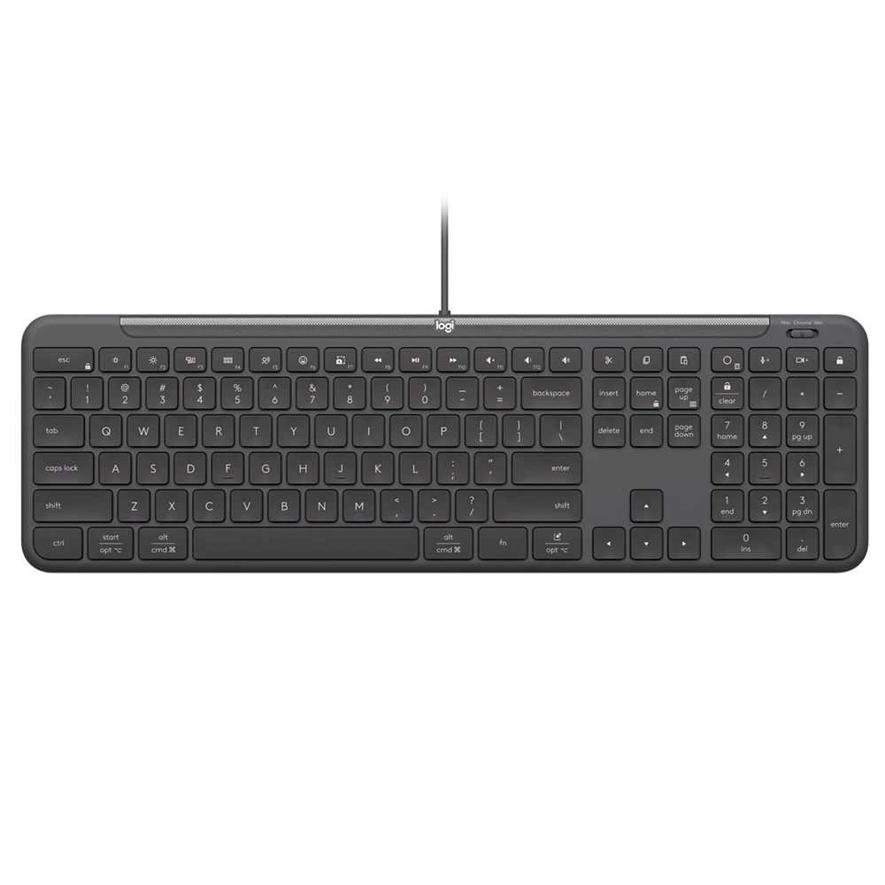 מקלדת מולטימדיה חוטית Logitech Signature Slim K620