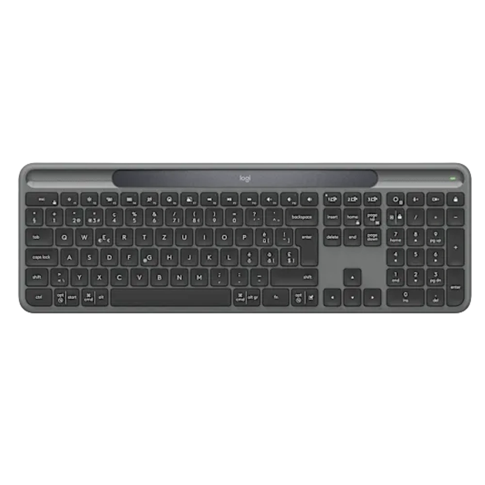 מקלדת אלחוטית Logitech K980 Signature Slim Solar+ – בצבע גרפיט