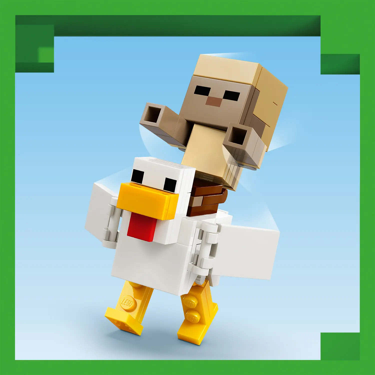 מתקפת צ‘יקן ג‘וקי במדבר Lego Minecraft 21592