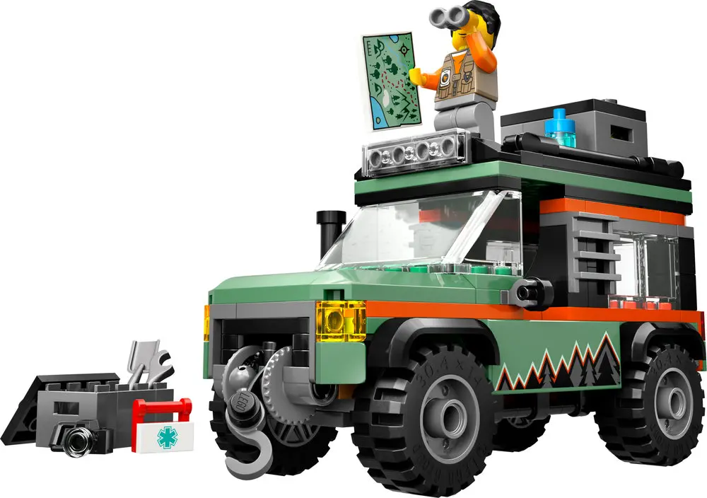 משאית רכב שטח 4X4 לנסיעה בהרים Lego City 60447