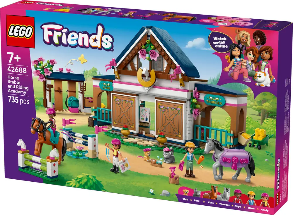 אורוות סוסים ובית ספר לרכיבה Lego Friends 42688