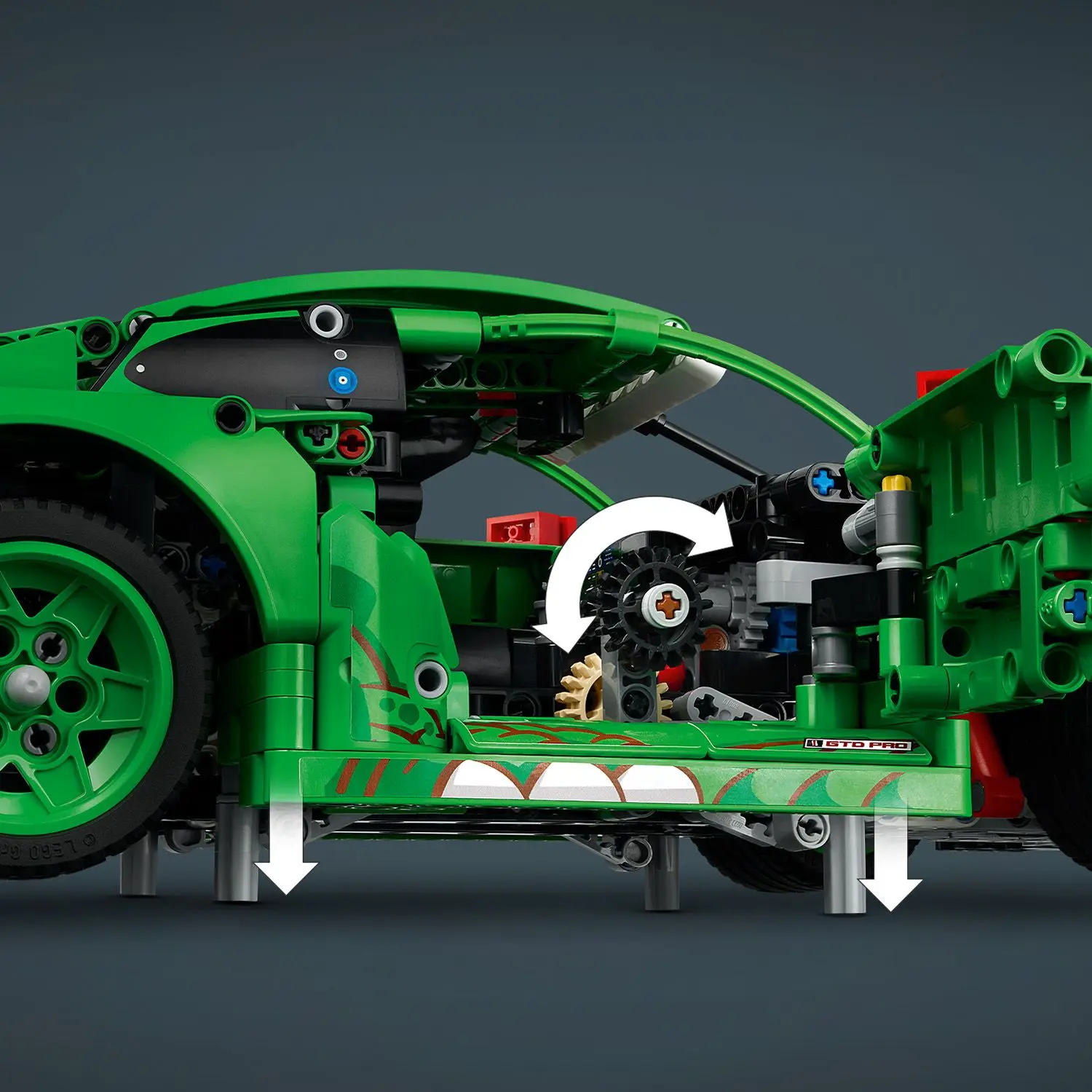 מכונית מרוץ PORSCHE 911 GT3 R REXY AO RACING Lego Technic 42224
