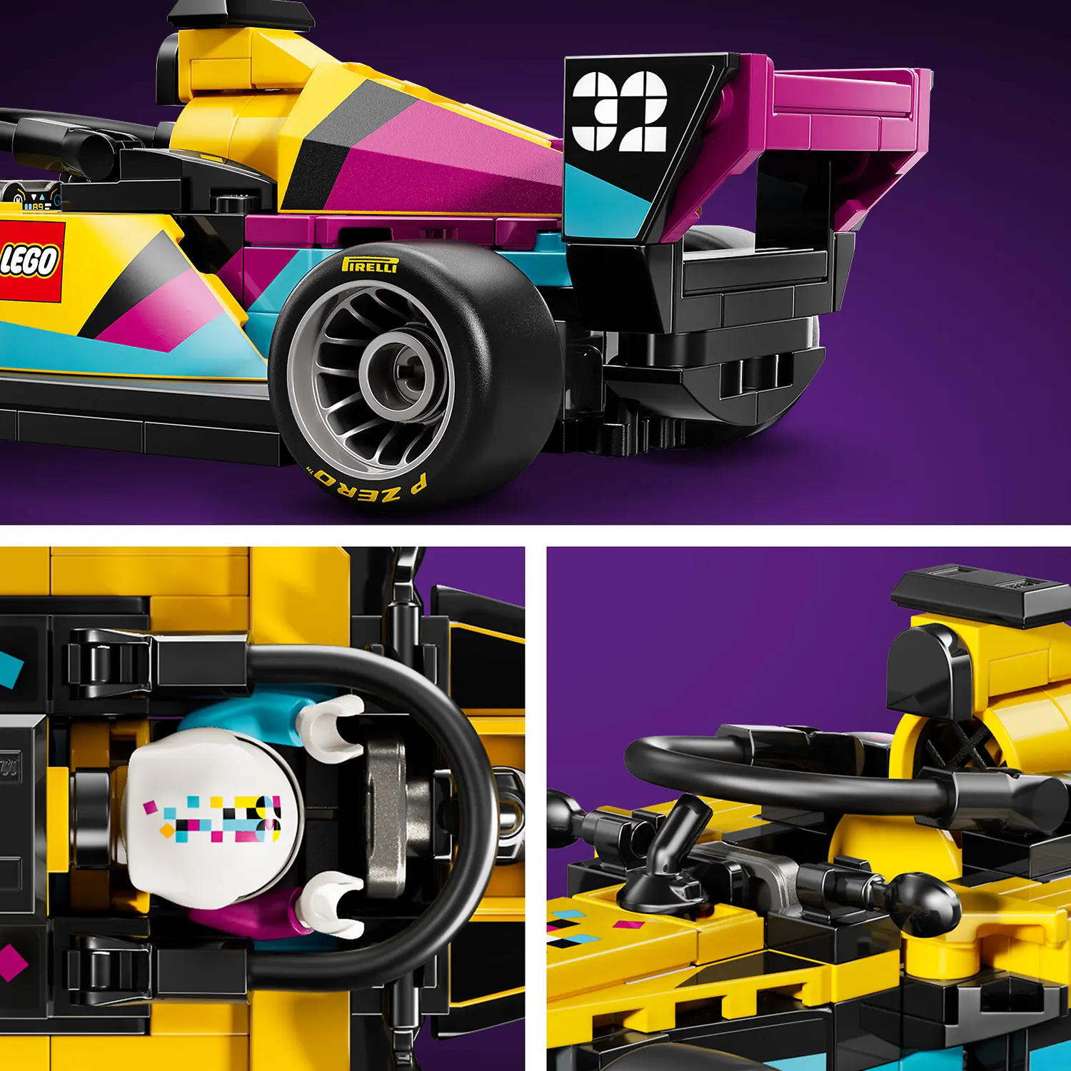 מכונית מירוץ F1 ACADEMY Lego Speed Champions 77258