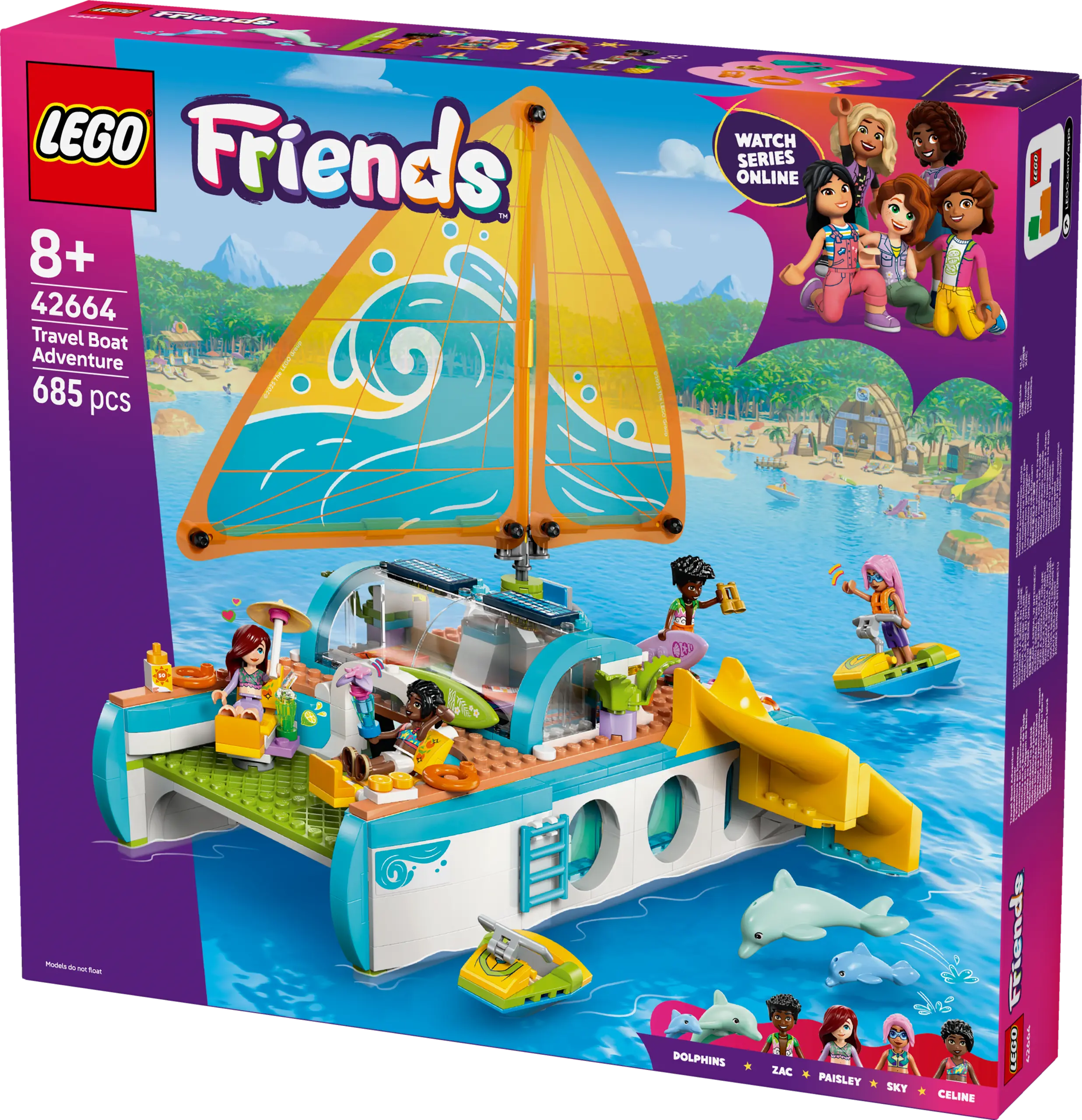 הרפתקה על יאכטה Lego Friends 42664